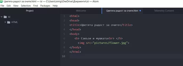 Екранна снимка към: Защо не ми се визуализира снимката?