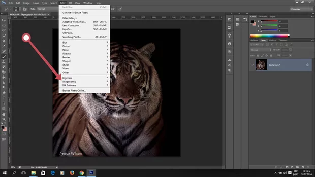 Екранна снимка към: Как да заредя филтъра от imagenomic?
