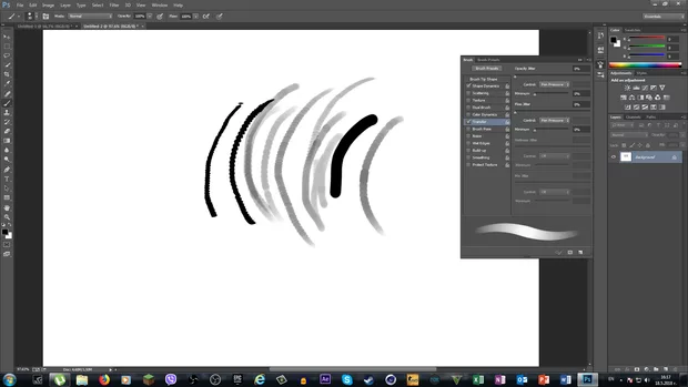 Екранна снимка към: Защо не мога да получа гладка линия?<br>