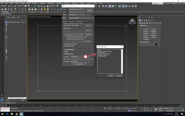 Екранна снимка към: Кой рендер да избера?&nbsp;