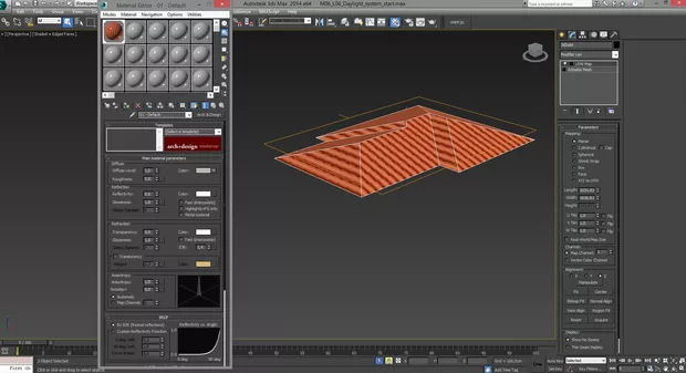 Екранна снимка към: Подравняване на текстури на сложни обекти в&nbsp;3ds Max
