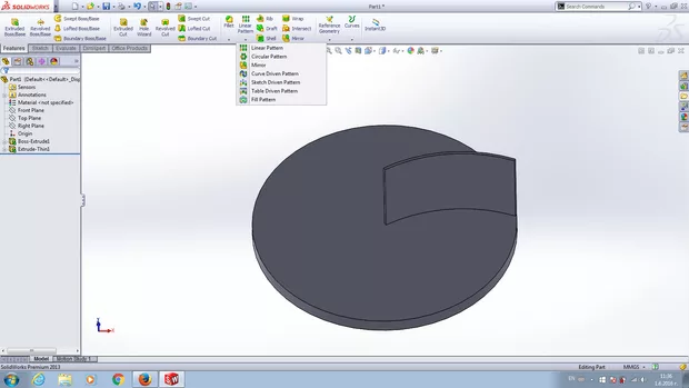 Екранна снимка към: Тази опция има ли е в по-стари версии? Аз съм със SolidWorks 2013 и в показаното меню не ми излиза. Може ли от друго място или по друг начин да се активира? <br>