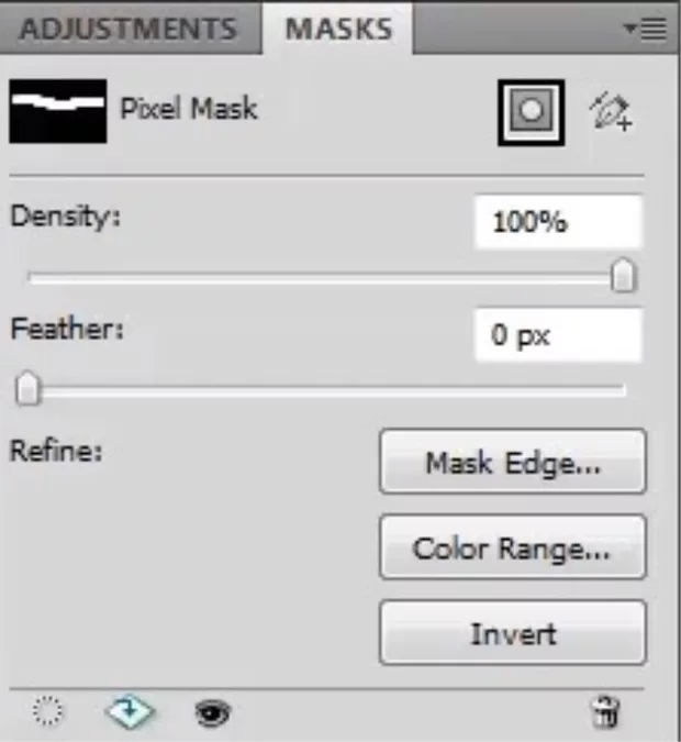 Екранна снимка към: Как да намеря опцията Refine Masks Edge