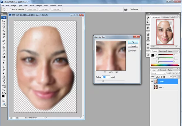 Екранна снимка към: Перфектно лице с Photoshop