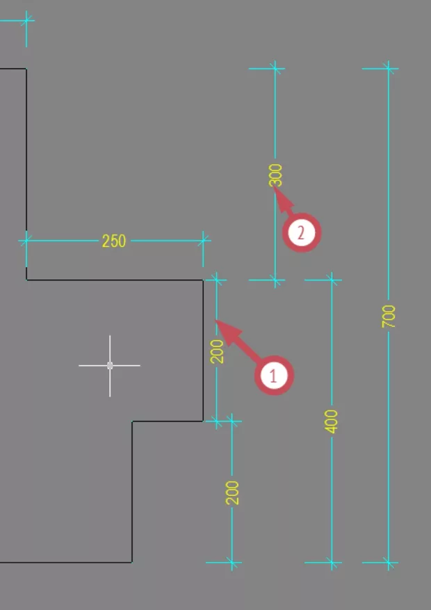 Екранна снимка към: Подравняване на размерни линии в AutoCAD.