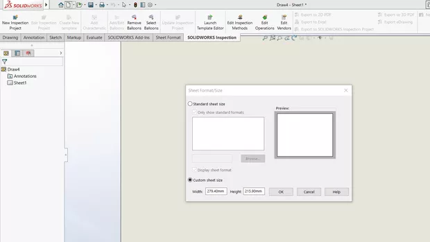 Екранна снимка към: Защо не ми излизат многото рамки с формати за чертеж?