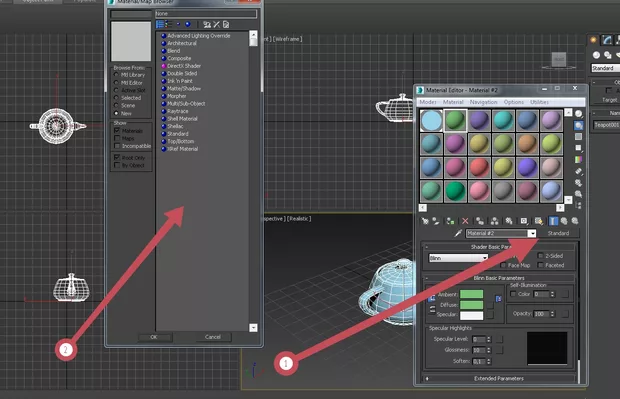 Екранна снимка към: Как да направя настройките, за да имам всички видове материал, като в урока?