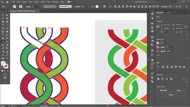 Екранна снимка към: Как да накарам обединените обекти да приемат цвета на запълване на първата селектирана част?