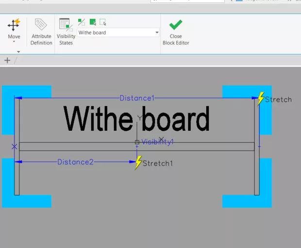 Екранна снимка към: Как да контролирам видимостта на атрибут в динамичен блок?