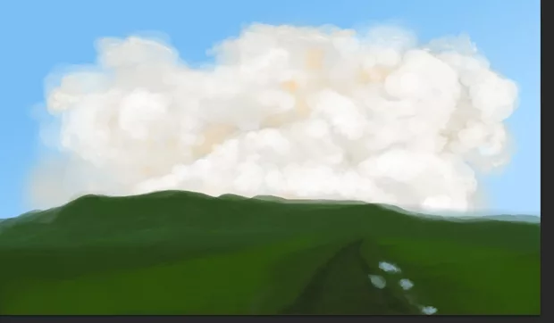 Екранна снимка към: Как мога да постигна повече контраст на облаците?