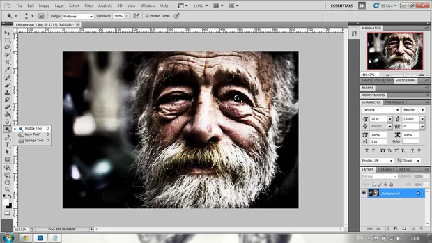 Екранна снимка към: Dragan ефект в Photoshop