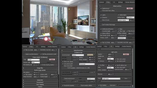 Екранна снимка към: Какъв е проблема с настройките за финален рендер?