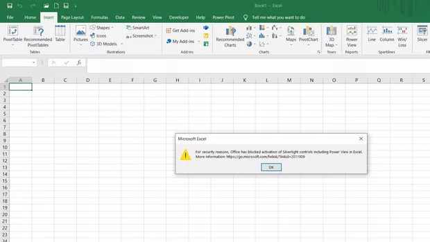 Екранна снимка към: Защо излиза следното съобщение от прикачената снимката при опита да активирам power view?