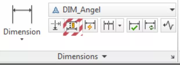 Екранна снимка към: Подравняване на размерни линии в AutoCAD.