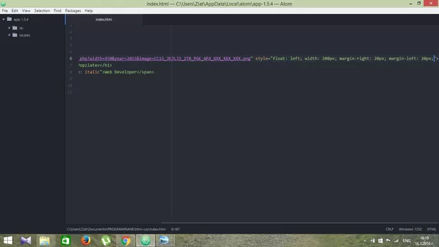 Екранна снимка към: Защо картинката се смали? 