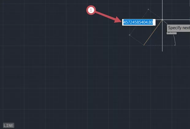 Екранна снимка към: Защо чертожното поле е толково много увеличено?