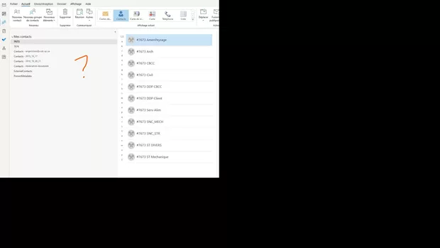Екранна снимка към: Как да премахна съществуващи групи с контакти